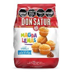 GALLETITAS  MADALENAS DON SATUR VAINILLA  C/DULCE DE LECHE  220g